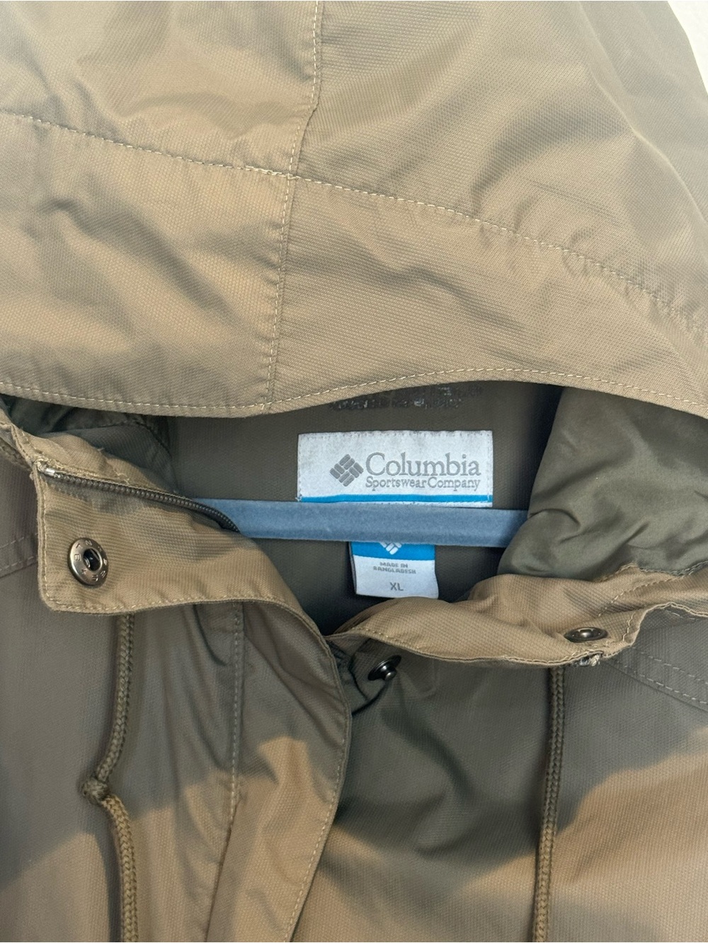 Columbia Pardon My Trench Hooded Coat Olive Green - Picture 2 of 10